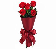 Букет 5 Красных роз Эдлесс Лав в Сямже