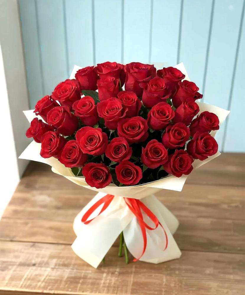 Букет 29 Красных роз в Сямже