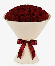 Букет 101 Бордовая роза Блэк Бакарра #REPLACE_PRED# Сямже