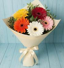Букет цветов из:  Герберы в Сямже