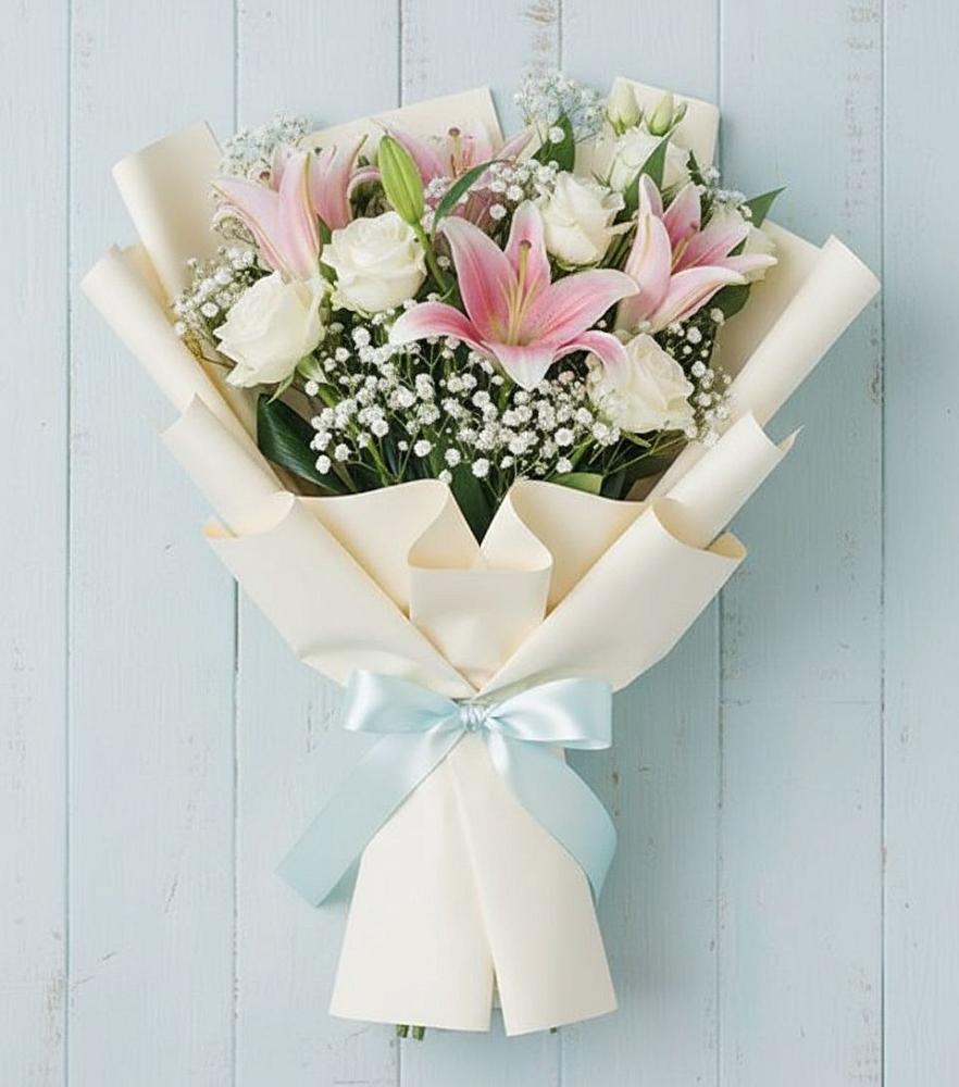 Букет цветов из: Лилии в Сямже