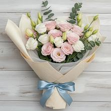 Букет цветов из:  Лизиантусы #REPLACE_PRED# Сямже