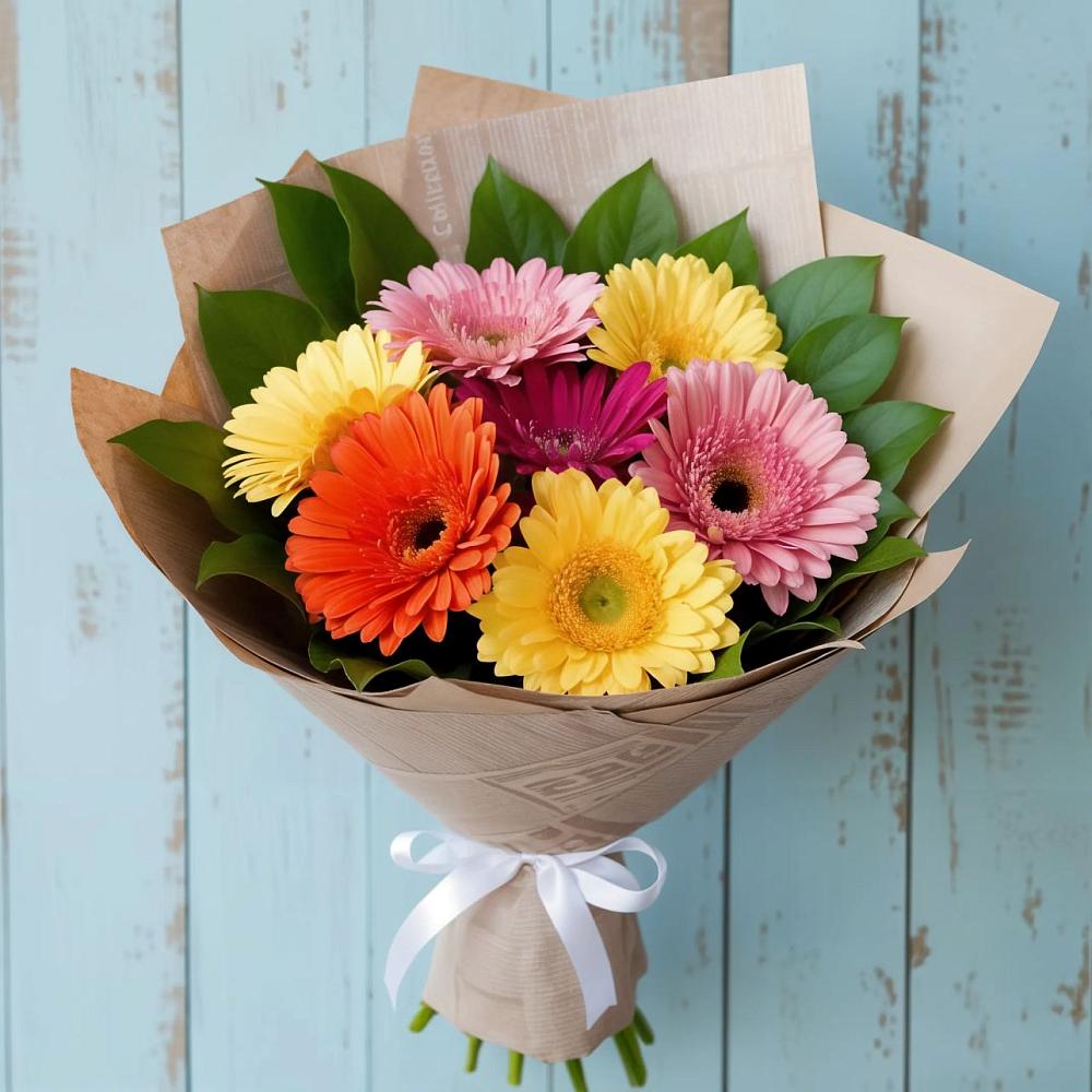 Букет цветов из: Герберы в Сямже