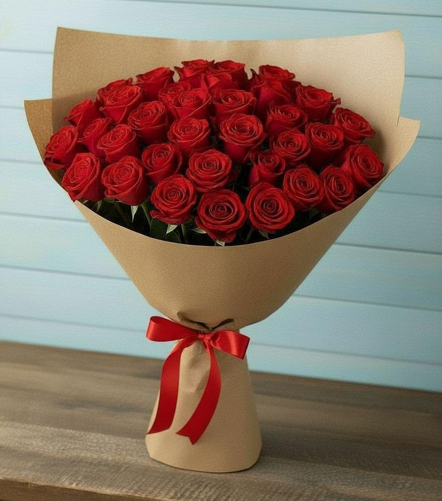 Букет Красные розы Милано в Сямже