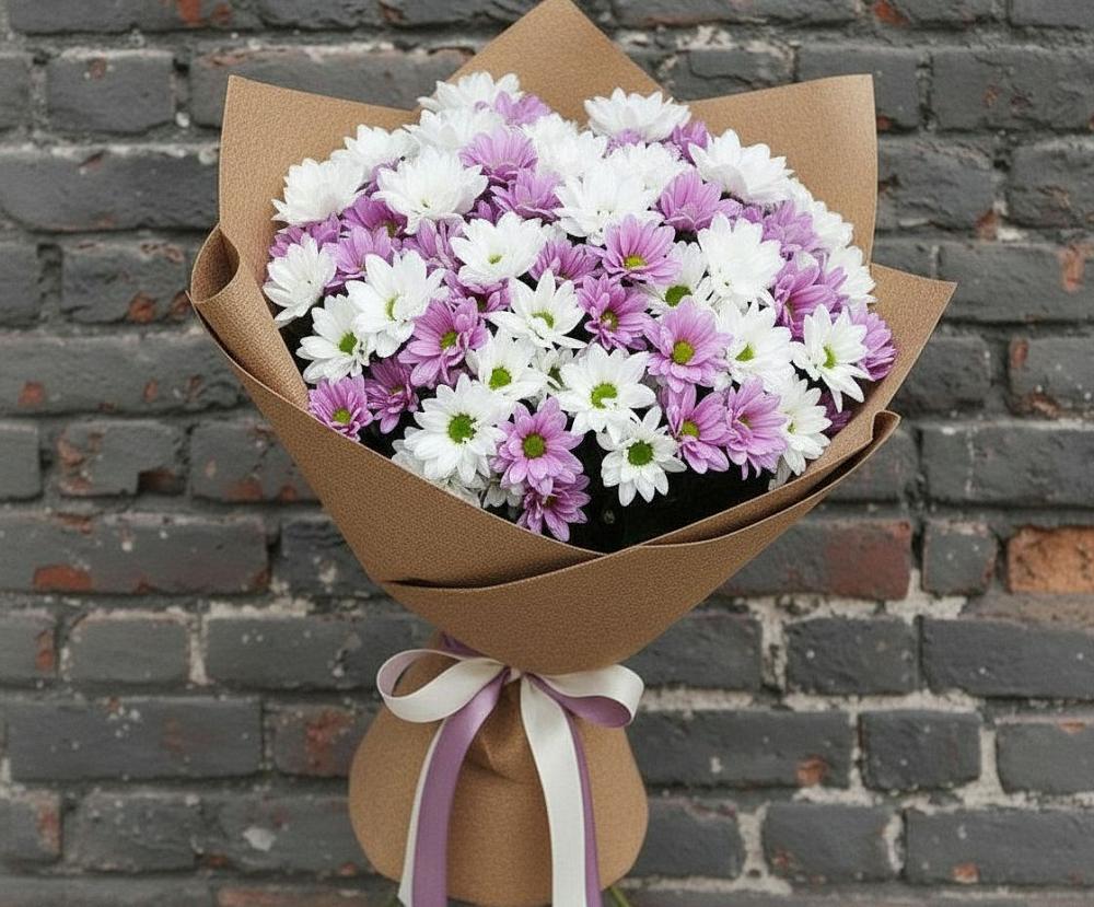 Букет цветов из: Хризантемы в Сямже
