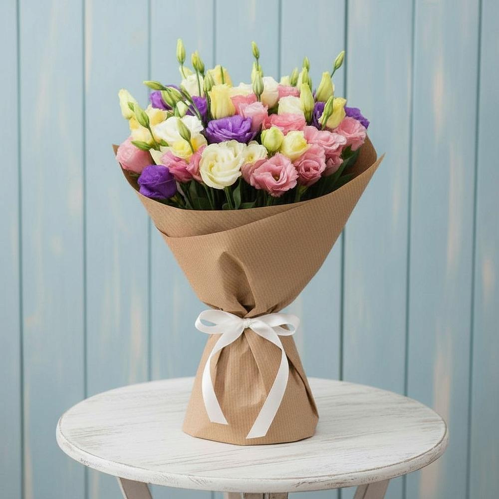 Букет цветов из: Лизиантусы в Сямже